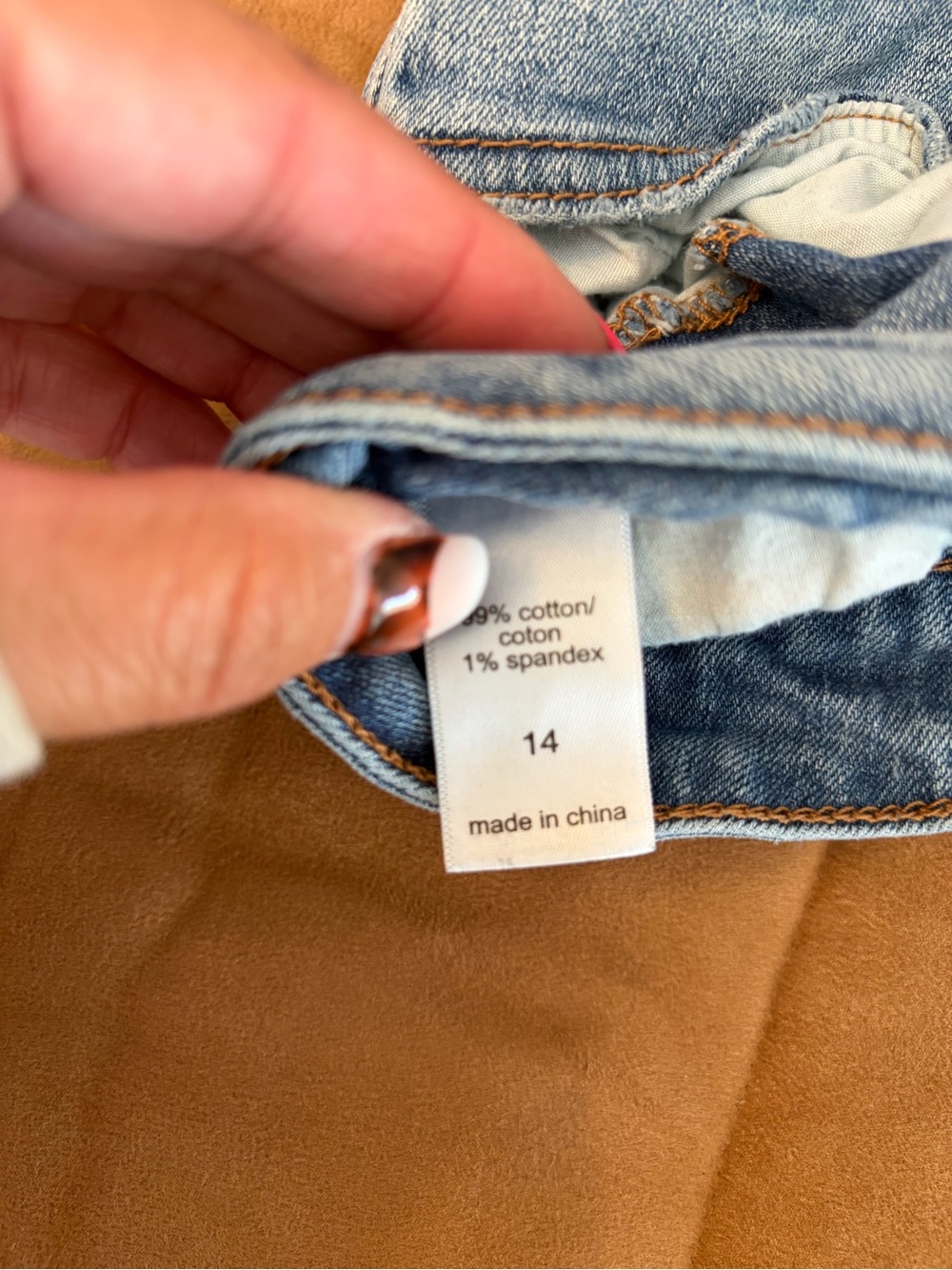 Maurices Light Blue Denim Jean Shorts